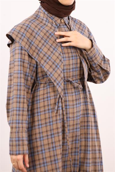 Fular Detaylı Tunik - Desen 1