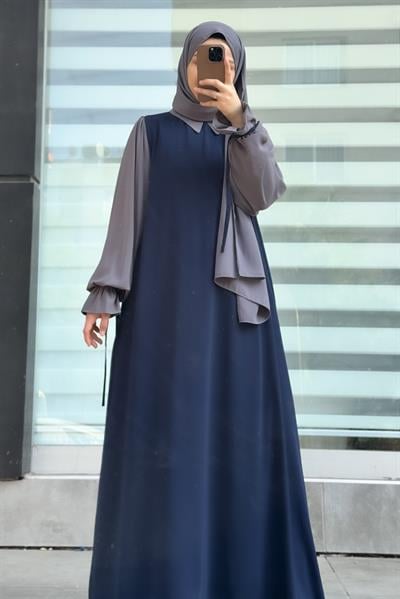 Ganimet Elbise - Lacivert