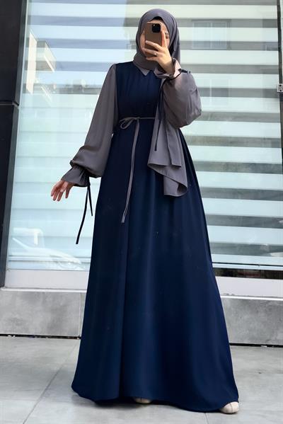 Ganimet Elbise - Lacivert
