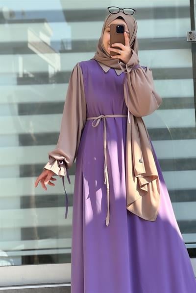 Ganimet Elbise - Lavanta