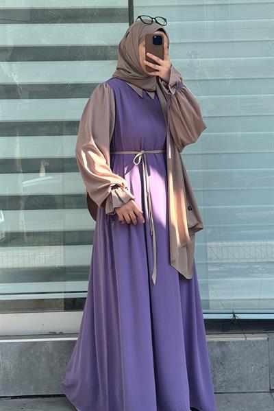 Ganimet Elbise - Lavanta