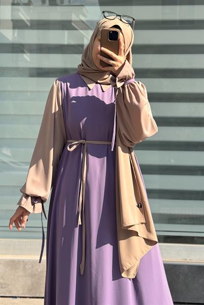 Ganimet Elbise - Lavanta