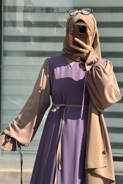 Ganimet Elbise - Lavanta