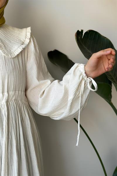 Gülbeşeker Elbise - Bej