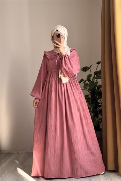 Gülbeşeker Elbise - Gül kurusu