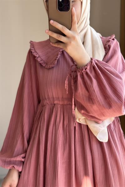 Gülbeşeker Elbise - Gül kurusu