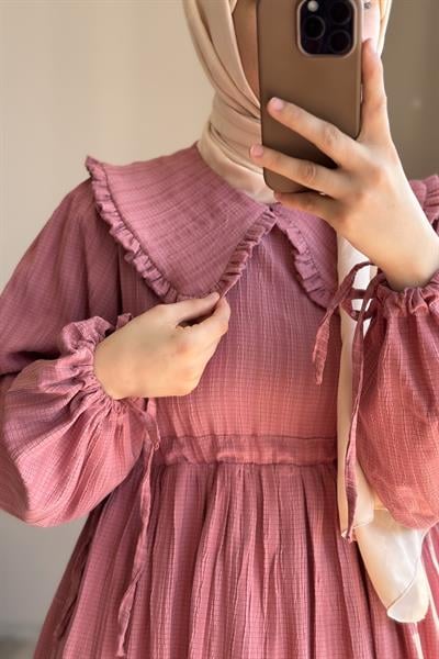 Gülbeşeker Elbise - Gül kurusu