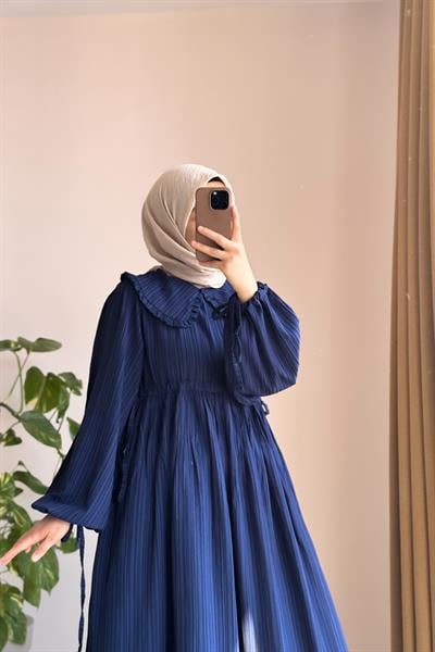 Gülbeşeker Elbise - Lacivert