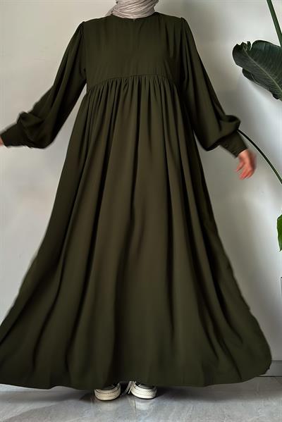 Hilal Elbise - Haki yeşil