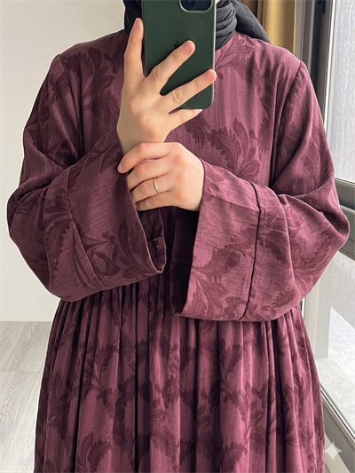 Ande Tesettür, İpek Cupra Ferace, İpek Cupra Ferace - Bordo desen