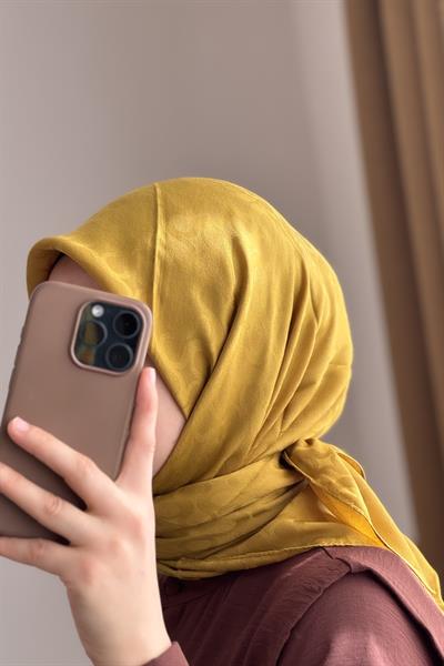 Jakarlı Eşarp - Hardal