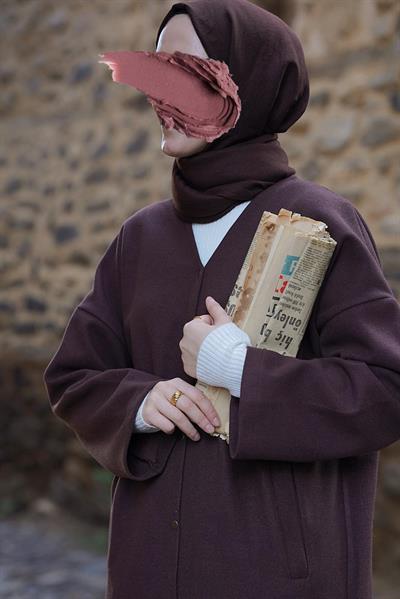 Kaşe Ceket - Acı kahve