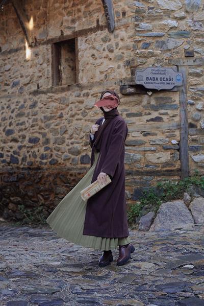 Kaşe Ceket - Acı kahve