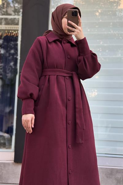 Kaşmir Kaban - Bordo