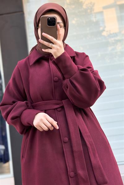 Kaşmir Kaban - Bordo