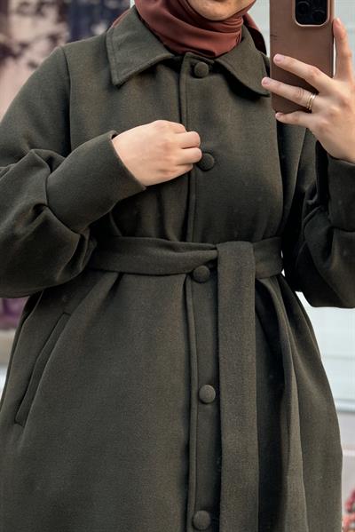 Kaşmir Kaban - Koyu haki