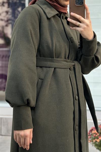 Kaşmir Kaban - Koyu haki