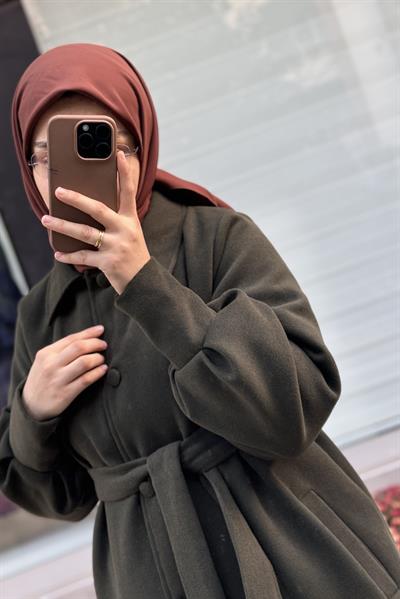 Kaşmir Kaban - Koyu haki