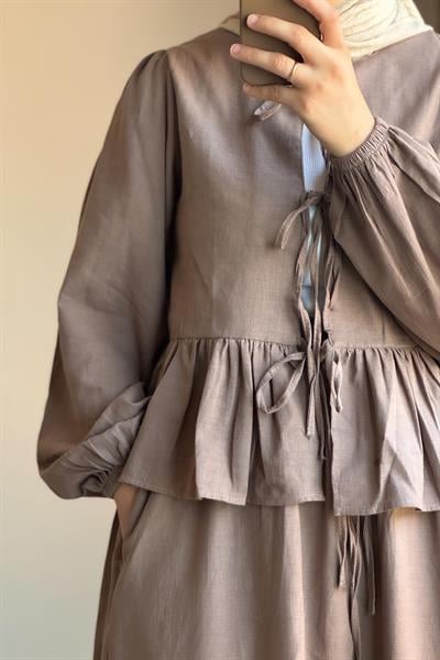 Keten Etekli Takım - Vizon