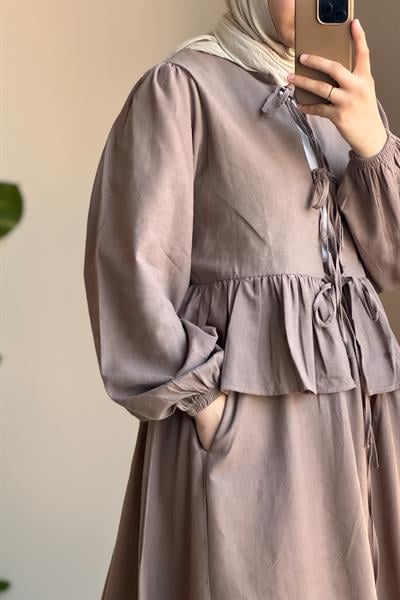 Keten Etekli Takım - Vizon