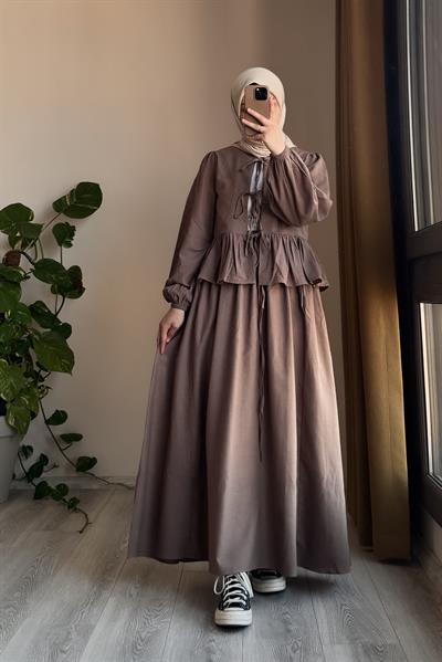 Keten Etekli Takım - Vizon