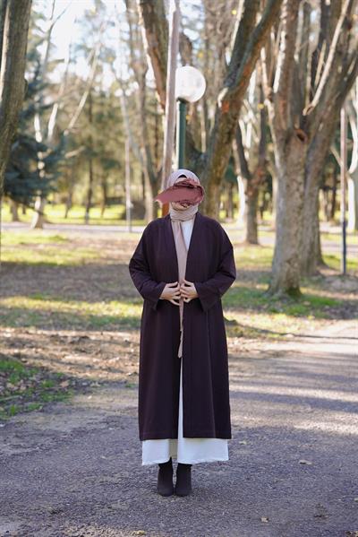 Kimono Ceket - Acı kahve