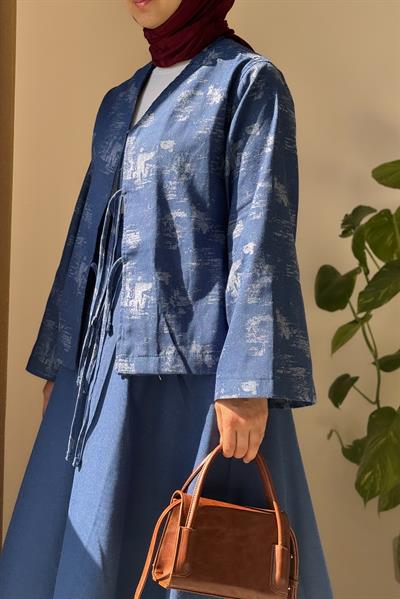 Kimono Kot Takım - Kot mavi
