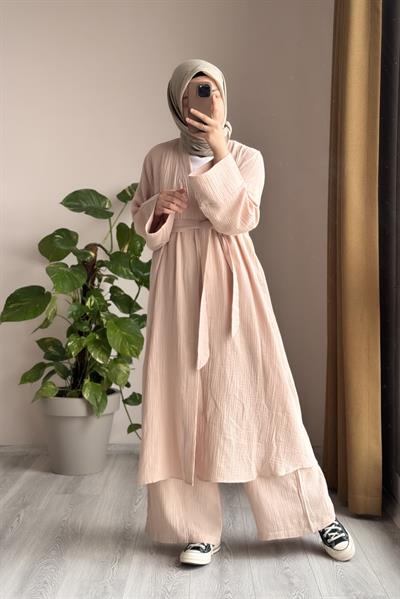 Kimono Takım - Bej