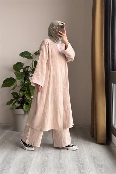 Kimono Takım - Bej