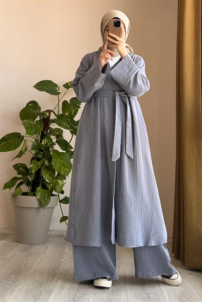 Kimono Takım - Gri