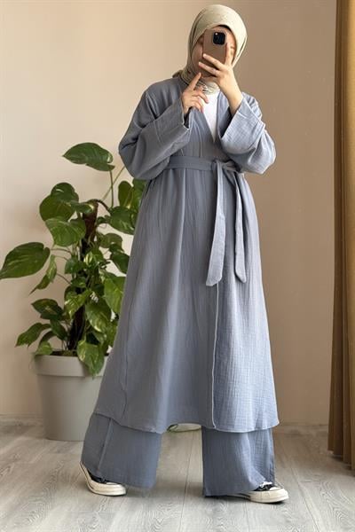 Kimono Takım - Gri