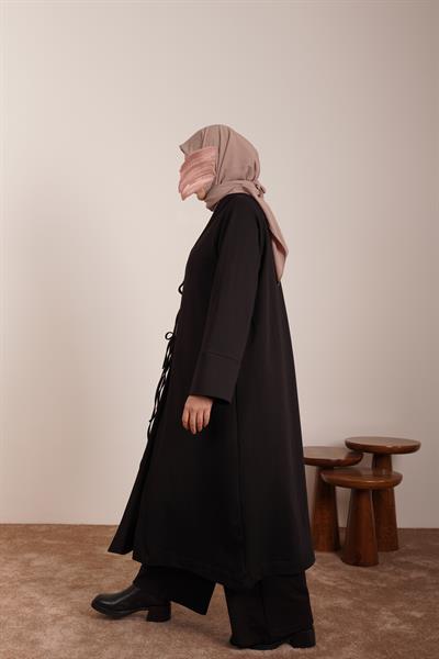 Kışlık Kimono Takım - Siyah