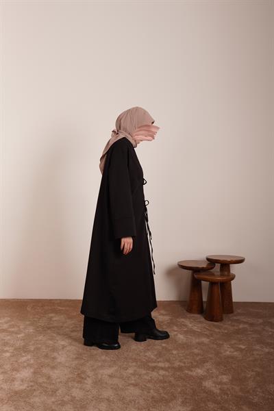 Kışlık Kimono Takım - Siyah