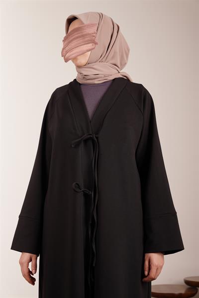 Kışlık Kimono Takım - Siyah