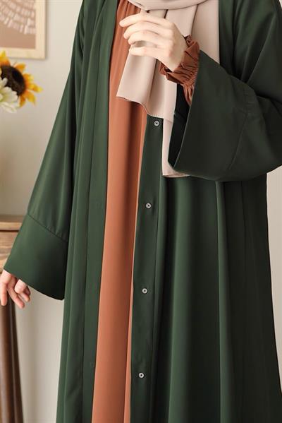 Klasik Abaya - Haki yeşil