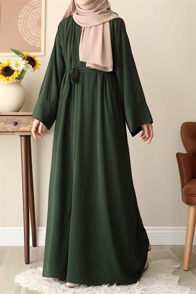 Klasik Abaya - Haki yeşil