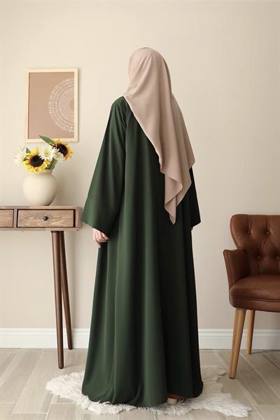 Klasik Abaya - Haki yeşil