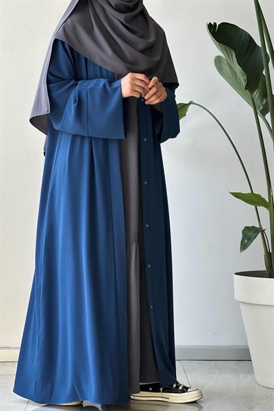 Klasik Abaya - İndigo mavi