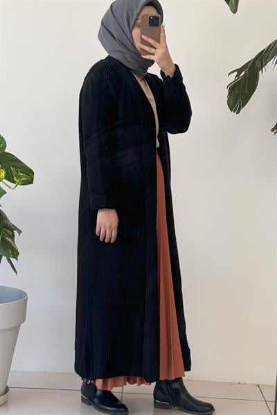 Klasik Hırka - Siyah