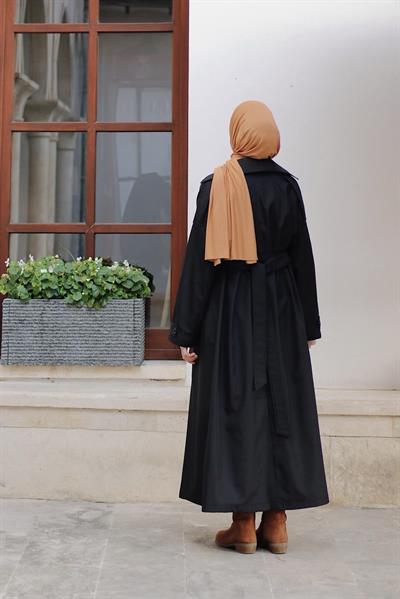 Klasik Trençkot - Siyah