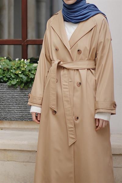 Klasik Trençkot - Vizon