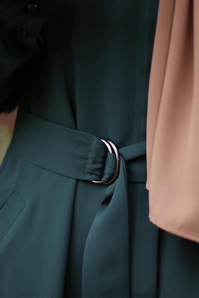 Kloş Ferace - Zümrüt yeşil