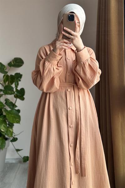 Kloş Müslin Ferace - Bisküvi