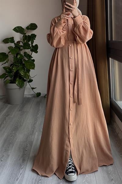 Kloş Müslin Ferace - Bisküvi