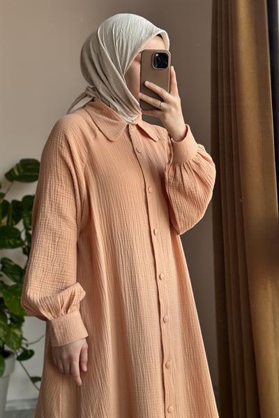 Kloş Müslin Ferace - Bisküvi