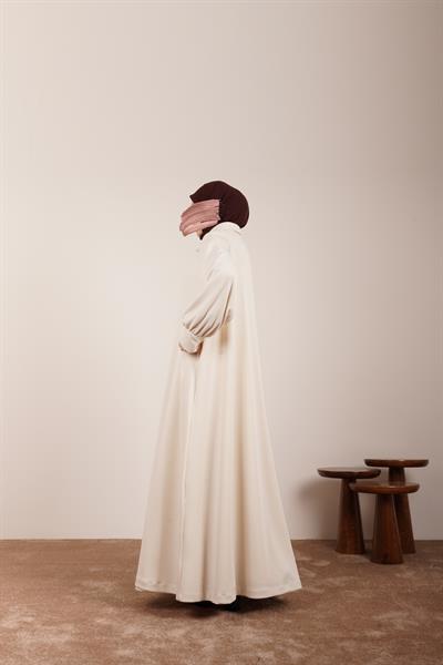 Kloş Triko Ferace - Açık Bej