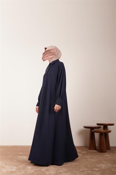 Kloş Triko Ferace - Lacivert