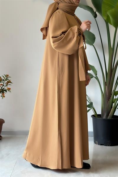 Krinkıl Elbise - Vizon