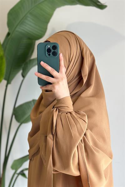 Krinkılı Şal - Vizon