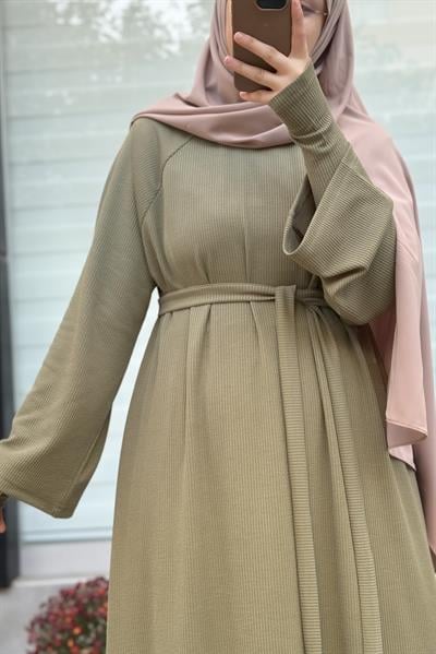 Kuğu Triko Elbise - Adaçayı